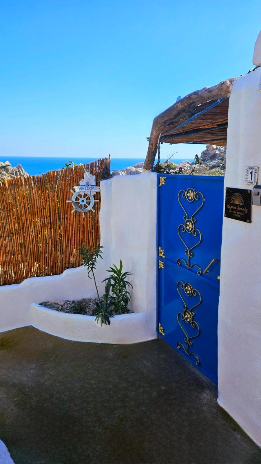 ארכאנגלוס Aegean Serenity - Sea View Retreat מראה חיצוני תמונה